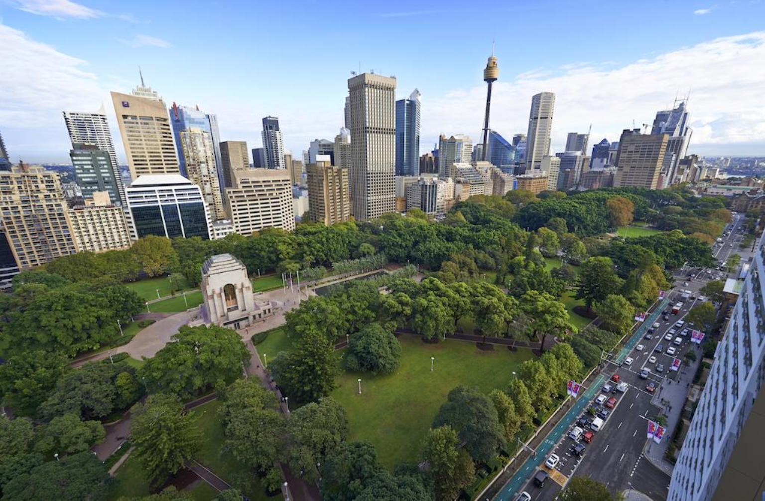 Pullman Sydney Hyde Park Hotel Buitenkant foto The Domain, Sydney